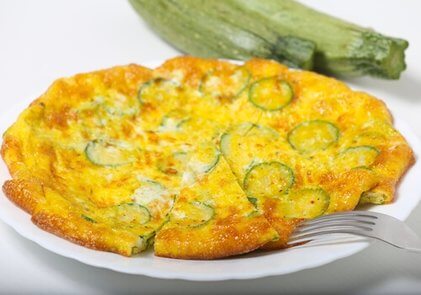 Zucchini-Frittata mit frischem Thymian